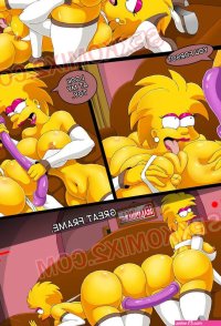To the planet Orgasmo Simpsons SexKomix