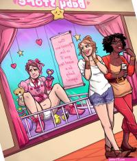 Femdom and sissy art