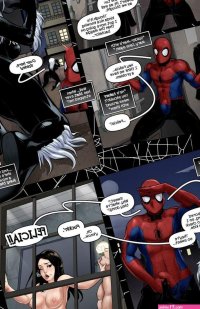 Spiderman black cat comic porn