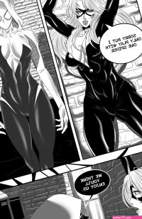 Felicias Spider-Problem Porn comic Rule 34 comic Cartoon porn comic