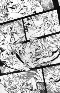 the new Titans 112 pg. 7- Starfire Bondage by Rick Mays Will Blyberg in Michael Bairs font colorredBARTERTOWN for trade sale Comic Art Gallery Room