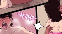 Adult Steven Universe fucks Connie in her small pussy porn comic
