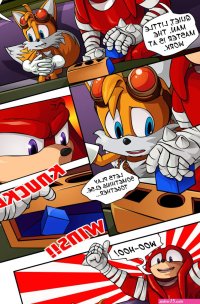 Post 1817992: comic KnucklestheEchidna Nearphotison SonicBoom SonictheHedgehogseries Tails
