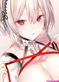 Red eyes boobs anime anime girls silver silver hair panties artwork 2D HD phone wallpaper