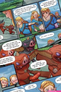 The Legend of Zelda Breath of Bokoblin Cock Porn comic Rule 34 comic Cartoon porn comic