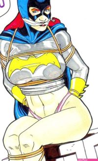 Batgirl tied up