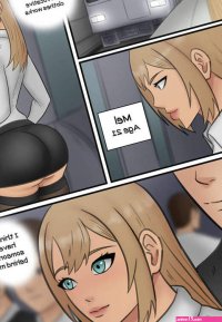 Porn comic On The Train. Felsala Sex comic hot blonde with