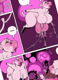 Aliens Abducted Me And Turned Me Into A Cow comic porn