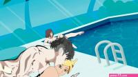 Hentai public swimming pool sex cartoon porn