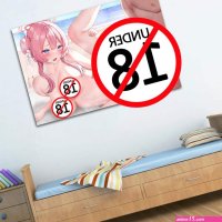 Sexy Nude Girl Poster Unzensierter Cartoon Erwachsene Anime Leinwanddruck Gemlde Jungen Schlafzimmer Wandkunst Home Decor Tapete Ungerahmt
