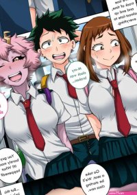 porn comics hentai mha xxx my hero academia rule 34 Ochako Uraraka and Asido Mina.Asido and Ochako looked at each other again desperate for a way to escape.