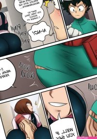 Rule 34 XYZ my hero academia izuku midoriya ochako uraraka psychostuff 1boy