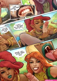 Hot Duels V Urbosa vs Hawkgirl porn comic