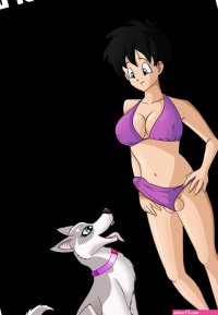 Videl And Her Dog Porn Comic on