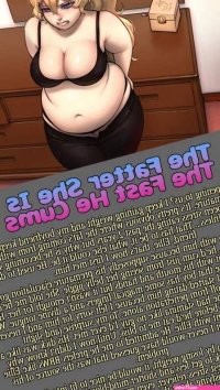 The Fatter She Is The Faster He Cums BBWPremature EjaculationRemakeImplied cunnilingusWeight Gain free hentai porno xxx comics rule34 nude art at HentaiLib.net