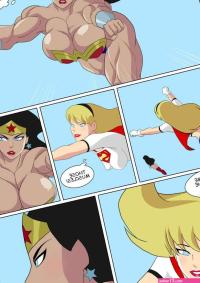 Porn comic Wonder Woman. Zetarok Sex comic busty superhero babes