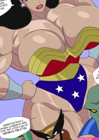 Wonder Woman Super Muscle comic porn