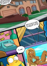 Porn comic The Yellow Fantasy. Babysitting Without Babysitting. The Simpsons. Croc. Sex comic was going to