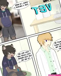 A Trip To the Vet Gay Furry Comic Not Mine