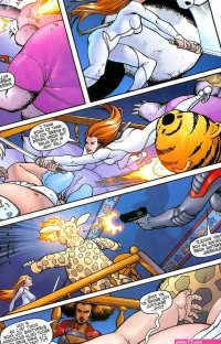 Explicit ABDL scene in a marvel comic