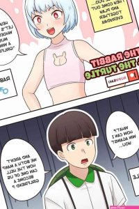 Porn comic The Rabbit and The Turtle. RudySaki Sex comic young hot busty
