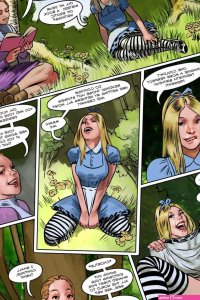 Alice off the deep end Alice in Wonderland ongoing comic porn