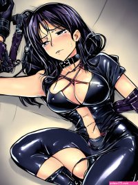 Porn image of bdsm seductive seduction anime femdom bondage dominatrix created by AI