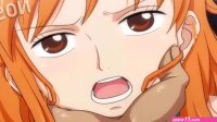 Nami giving blowjob until cum in mouth full version