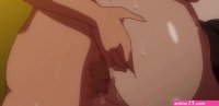 Two anime girls are licking cock and fucking in dirty Hentai