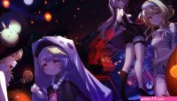 maplefoxy genshin impact keqing klee lumine paimon qiqi asian clothes ass bandages garter halloween heels horns naked ribbon witch