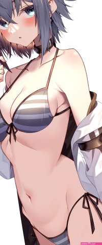 Neko in bikini is a dream cum true