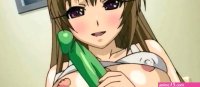 Kinky anime chicks use sex toys to masturbate before lesbian pussy licking