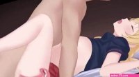 3D Character Blonde Meguru Hachimiya Missionary