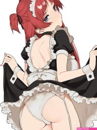 Mr.Va on X: maid waifu anime art panties for lovers of panties maid