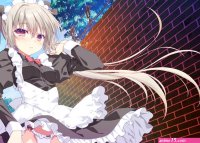 nanao naru loli maid pantsu skirt lift string panties thighhighs