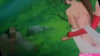 Amazing anime movie with sucking stiff