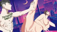 Hentai hot chubby with a huge cock deep inside and huge creampie cartoon sex