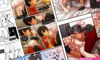 Do comic book anime manga storyboard illustration manga page nsfw comic artist by Liamkate