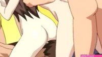 Anime teen babe baise bite dans une orgie de groupe