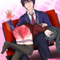 spanking commission anime by Sblossom19Art on DeviantArt