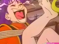 Manga and anime tickle scenes