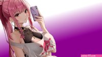 kawaii girl hot sexy Anime boobs pink breasts 3840x2160