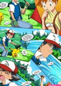 Porn comic A Midsummer Afternoon. Chapter 1. Pokemon. Palcomix. Sex comic along the river