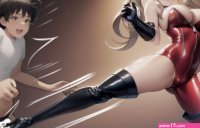 AnnTakamaki Ballbusting by PALATAN101 on DeviantArt