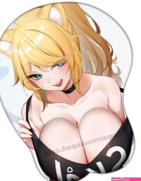 Anime Girl Big Boob Mouse Pad