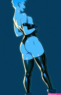 Black Lightning X Livewire comic porn