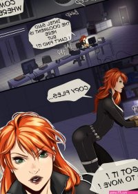 Black widow end porn comic