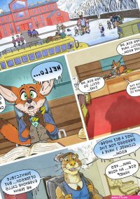 Tawny Otter Snow Bound gay porn comic