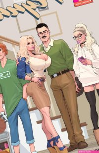Porn comic The Flynns. Cherry Mouse Street. Chapter 1. Sex comic busty brunette MILF