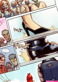 Cherry Road Part 4: A Zombie Knocks On My Door Porn Comic english 18